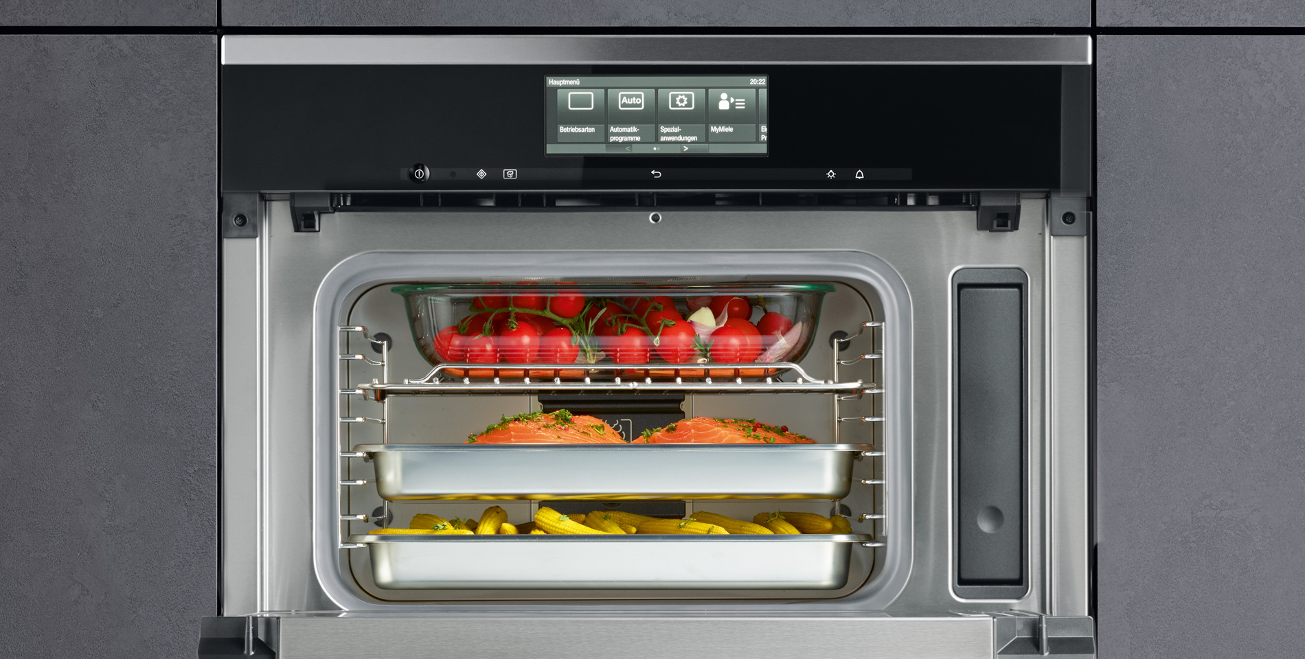 Miele oven store and microwave